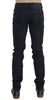 Blue Cotton Stretch Slim Fit Jeans