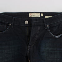 Blue Cotton Stretch Slim Fit Jeans