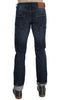 Blue Wash Cotton Stretch Slim Skinny Fit Jeans