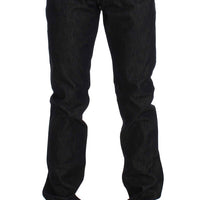 Black Cotton Slim Skinny Fit Jeans