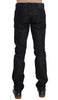 Black Cotton Slim Skinny Fit Jeans