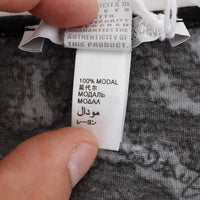 Gray Leopard Modal T-Shirt Blouse Top