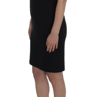 Black Stretch Sheath Dress & Sweater Set