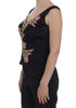 Floral Silk Stretch Tank Top