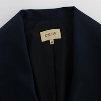 Blue Three Button Single Breasted Blazer Jacket