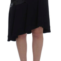 Black Blue Two Piece Suit Skirt & Blazer