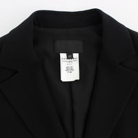 Black Two Button Suit