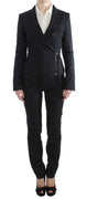 Gray Two Piece Suit Zipper Jacket & Pants