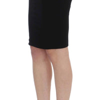 Black Straight Pencil Skirt