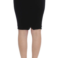 Black Straight Pencil Skirt