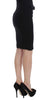 Black Straight Pencil Skirt