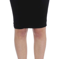 Black Straight Pencil Skirt