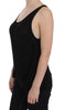 Black Stretch Sleeveless Blouse