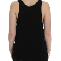 Black Stretch Sleeveless Blouse