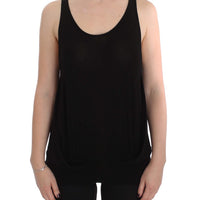 Black Stretch Sleeveless Blouse