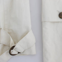 White Trench Coat Jacket