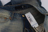 Blue Wash Cotton Slim Fit Bootcut Jeans