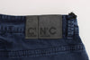 Blue Cotton Blend Denim Jeans