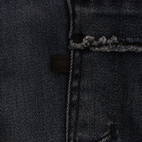 Blue Cotton Blend Slim Fit Jeans