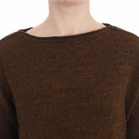 Green Knitted Pullover Sweater Top
