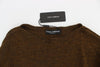 Green Knitted Pullover Sweater Top