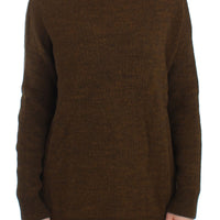 Green Knitted Pullover Sweater Top