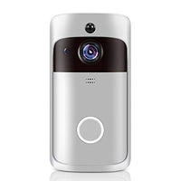 WiFi Doorbell 1080P HD Security Camera with Two-Way Audio PIR Motion Detection IR Night Vision