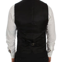 Black Wool Stretch Slim Blazer Jacket