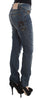 Blue Wash Cotton Blend Slim Fit Jeans