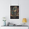 Bohemian Feather Premium Poster