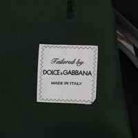 Gray Green Floral Slim Fit Blazer Jacket