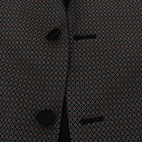 Multicolor Two Button Single Breasted Blazer