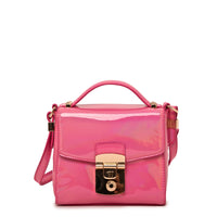 Trussardi - 75BP53 Pink Patent Leather Crossbody Bag