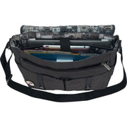 "Patch-a-Bello Road" Military Distressed 15" Computer Messenger Bag with Iconic Patches - Hull Hill