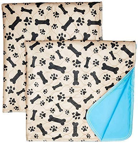 Washable Pee Pads for Dogs (2-Pack) Quilted Large 35 x 31
