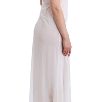 Beachwear White Long Maxi Dress Kaftan Full