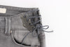 Gray Slim Jeans Denim Pants Skinny Stretch