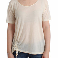 Beachwear White T-Shirt Top Blouse