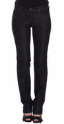 Black Slim Jeans Denim Pants Skinny Leg Stretch