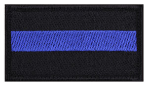 Thin Blue Line Patch - Hook Back