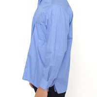 Blue Cotton Dress Classic Fit Shirt