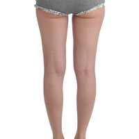 Lingerie Gray Mini Shorts Sleepwear Hotpants