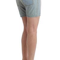 Beachwear Blue Denim City Casual Dress Shorts