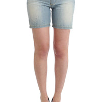 Beachwear Blue Denim City Casual Dress Shorts