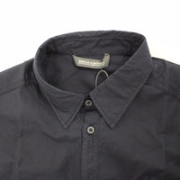 Blue Cotton Casual Long Sleeve Shirt Top