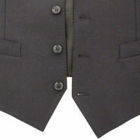 Blue Wool Formal Dress Vest Gilet Jacket