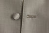 Gray Silver Wool Silk Dress Vest Gilet