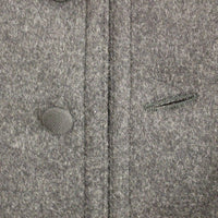 Gray Wool Blend Logo Vest Gilet Weste