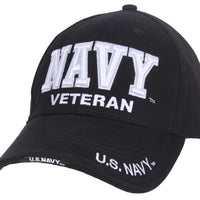 Deluxe Low Profile Military Branch Veteran Cap