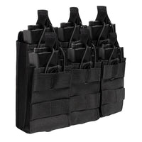 MOLLE Open Top Six Rifle Mag Pouch